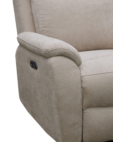 Aspire Kingsmere Fabric Power Recliner Armchair