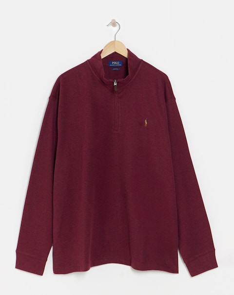 Polo Ralph Lauren Half Zip Sweat - Wine