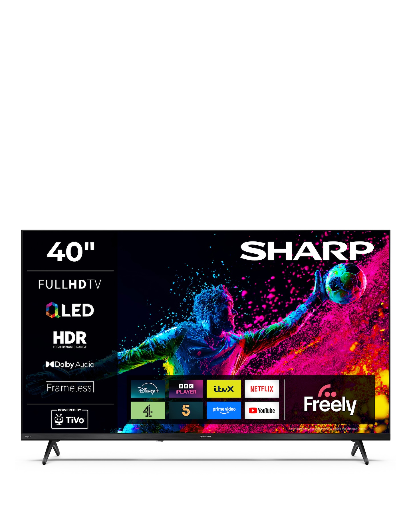 Sharp 2T-C40HE3245KB 40in QLED Full HD Smart TiVo LED TV with