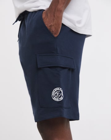 Jack & Jones Gordon Alliance Sweat Cargo Short - Navy