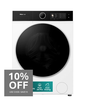 Hisense KitchenFit 5i Series WF5I1045BWQ 10.5kg Washing Machine - White