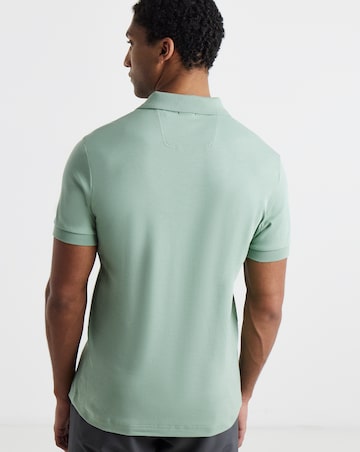 BOSS Short Sleeve Pio Jersey Polo - Sage