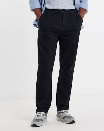 Fully Elasticated Comfort Waist Straight Chino Trouser