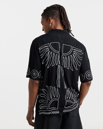 Only & Sons Wright Printed Shirt - Black