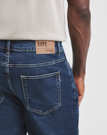 Union Straight Fit Stretch Jeans Darkwash