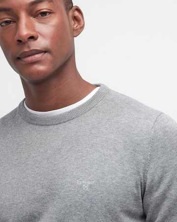Barbour Pima Cotton Crewneck Sweater - Grey