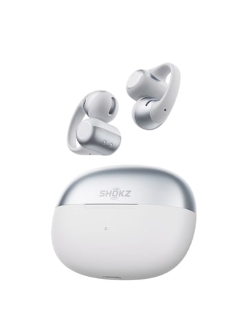 Shokz OpenDots 2 Clip-On Open-Ear True Wireless Earbuds - Grey