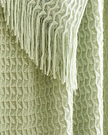 Appletree Textured Knit Throw
