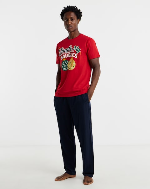 Jingle My Bells Graphic Pyjama Set
