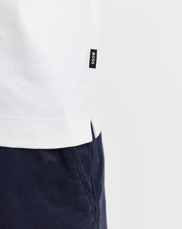 BOSS Short Sleeve Tipped Polo - White