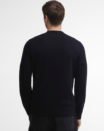 Barbour Mineral Tartan Crew - Navy