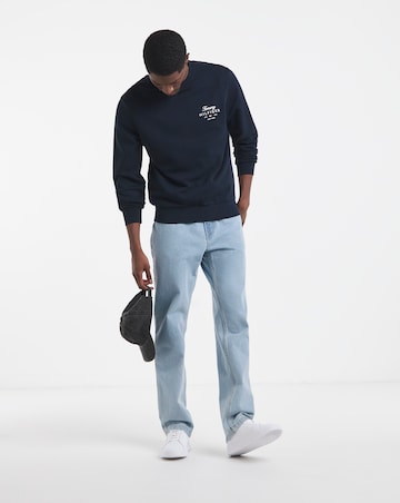 Tommy Hilfiger Script Stack Sweatshirt - Navy