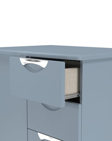 Haydn Ready Assembled 1 Door 5 Drawer Kids Wardrobe - Kids