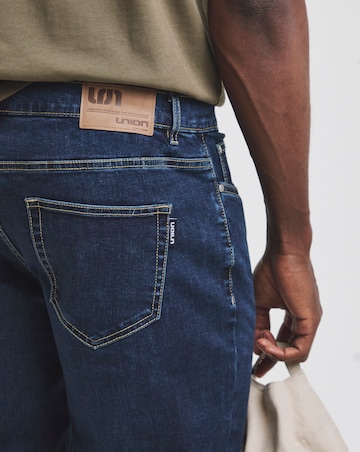 Loose Fit Stretch Jeans Darkwash