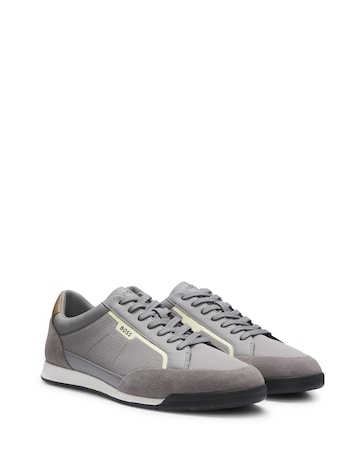 Boss Nitan Low Profile Trainers - Grey