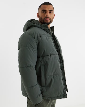 Jack & Jones Galaxy Puffer Jacket - Grey