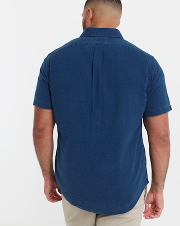 Polo Ralph Lauren Short Sleeve Seersucker Shirt - Indigo