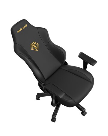 Anda seaT Phantom 3 Premium Large Gaming Chair - Black (Golden logo)