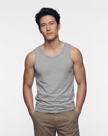 Pure Cotton Vest- Grey