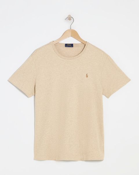 Polo Ralph Lauren Short Sleeve Soft Cotton T-Shirt - Tan