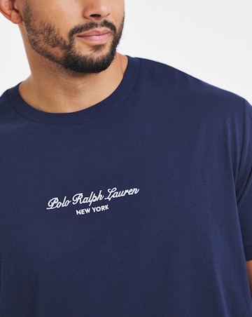 Polo Ralph Lauren Short Sleeve Script T-Shirt - Navy