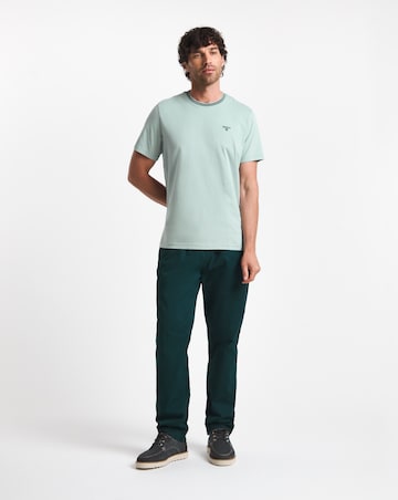 Barbour Austwick Short Sleeve Tipped Tailored T-Shirt - Slate