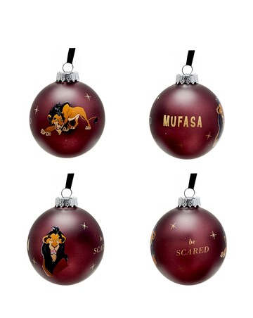 Disney Set of 7 Baubles - Villains