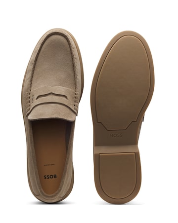 BOSS Suede Loafer - Beige
