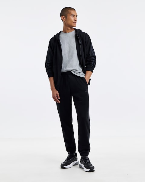 adidas 3 Stripes Fleece Cuffed Joggers
