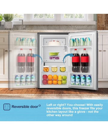 Fridgemaster MUL4892MES Under Counter Fridge - Silver E Rated