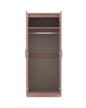 Humber Ready Assembled 2 Door Mirrored Wardrobe - Kids