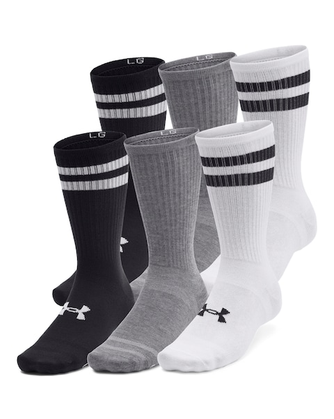 Under Armour Essential 6 Pack Crew Socks