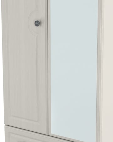 Peregrine Ready Assembled 2 Door 2 Drawer Mirrored Wardrobe - Kids