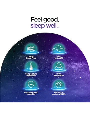 Jay-Be Quest Q3 Hybrid Pocket Sprung Responsibly Made Kids Mattress - Single