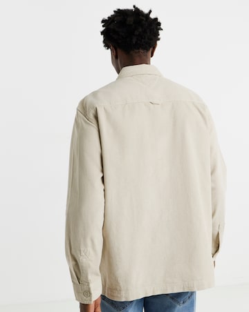 Tommy Jeans Cord Overshirt - Beige