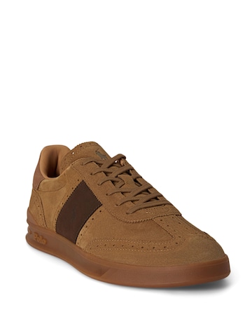 Polo Ralph Lauren Heritage Suede Trainers - Tan