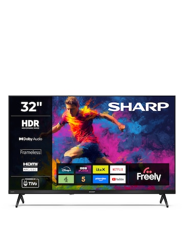 Sharp 1T-C32HE2245KB 32in HD Ready Smart TiVo LED TV with Freely
