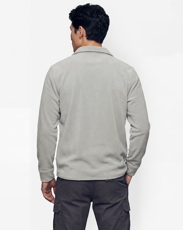 Microfleece Full Zip Jacket-Grey