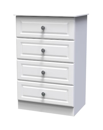 Peregrine Ready Assembled 4 Drawer Midi Chest - Kids