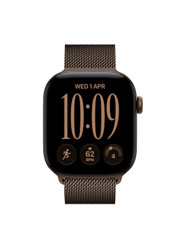Apple Watch Series 12 GPS 42mm - Dark Bronze Aluminium/Dark Bronze Milanese Loop