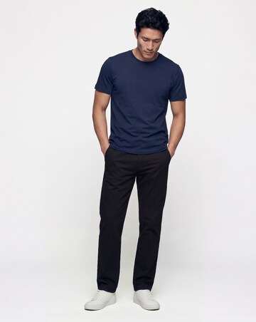 Folio Mercerised Supima Cotton T-Shirt-Navy