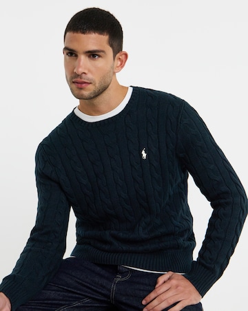 Polo Ralph Lauren Cable Knit Jumper - Navy