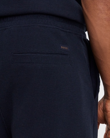 BOSS Waffle Short - Navy