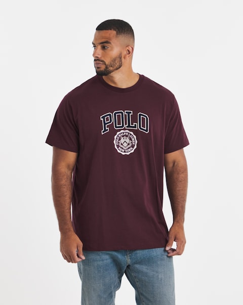 Polo Ralph Lauren Short Sleeve Crest T-Shirt - Wine