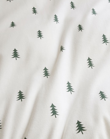 Festive Trees Brushed Cotton Duvet Cover Set