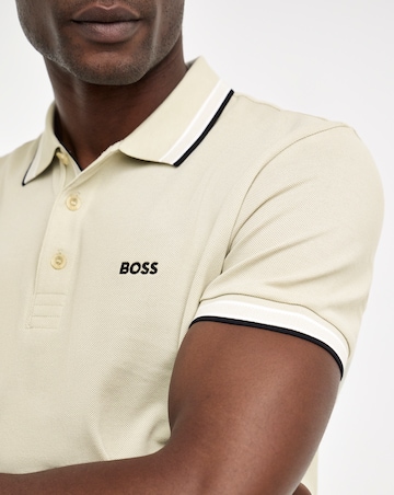 BOSS Short Sleeve Paddy Polo - Light Beige
