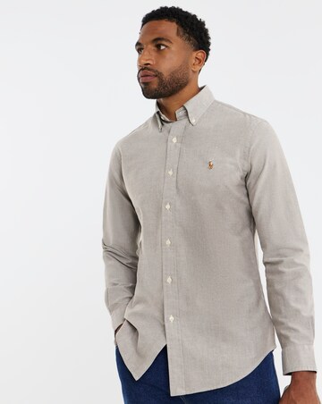 Polo Ralph Lauren Long Sleeve Classic Oxford Shirt - Brown