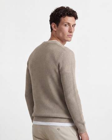 Textured Crew Neck Jumper