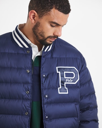 Polo Ralph Lauren Logo Bomber Jacket - Navy