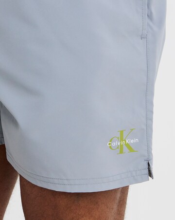 Calvin Klein Drawstring Waistband Swimming Short - Grey